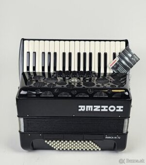 Nový akordeón Hohner AMICA III, 72bas, 3 hlas + záruka