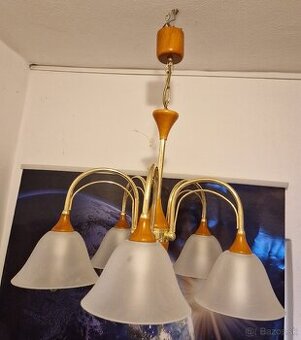 5-ramenný stropný luster