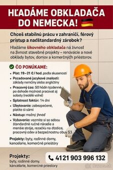Obkladač Nemecko