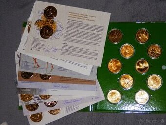 Sada komplet 5 euro fauna a flóra