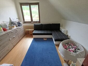 Pekný Čierno biely gauč rohový