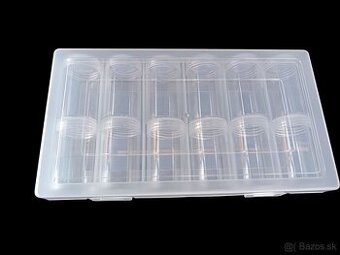 Kufrík s ochrannými tubami,rolky ,2€ ,euro