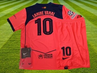 dres Lamine Yamal #10 FC Barcelona 25/26 orange -