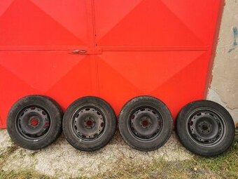 5x100 r14 185 60 14 zimné komplet kolesá - 1