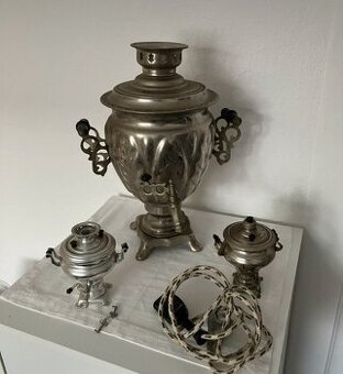 3 samovary/čajovary