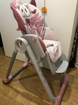 Jedálenská stolička Chicco Polly 2 Start - Miss Pink