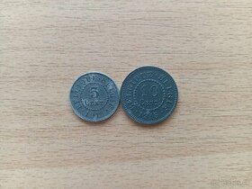 Belgické mince WW1 - 1
