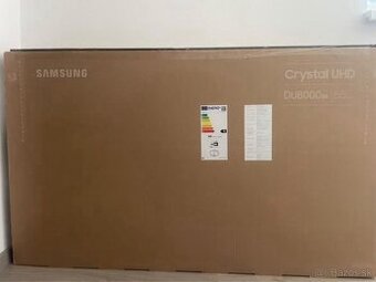 Samsung Crystal UHD 55” (4K HDR) – úplne nový, zabalený