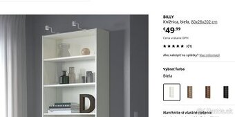 ikea billy kniznica
