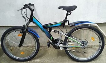 Celoodprúžený horský bicykel 18 rám