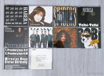 CD české a slovenské single