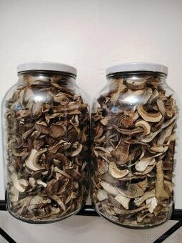 Sušené hríby, huby