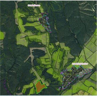 Predám Lesy aTTP v obci Vyšný Hrušov(PARCELA E1153)NOVÁ CENA - 1