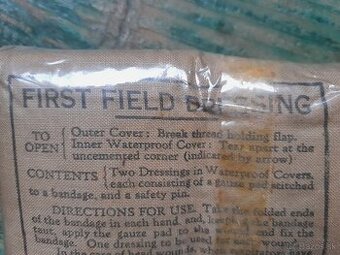 Prvý polný obväz britskej armády 1943 WW2