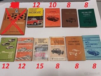 LADA, VAZ, Moskvič, staré katalógy, dielenské príručky