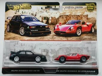 Hotwheels prémium alfa Romeo 2 pack