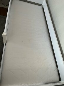 Postel biela 180x80 + 2x matrac