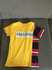 Žlté+Pásikavé tričko