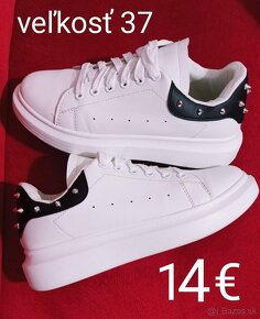 Dámska obuv veľkosť 37 38