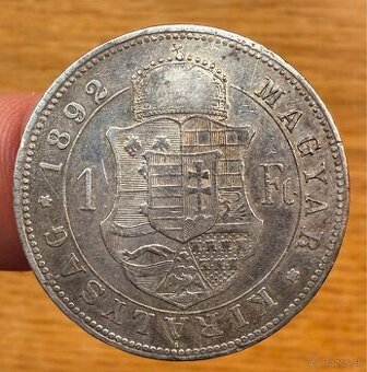 Predám 1 Forint 1892 KB - Fiume