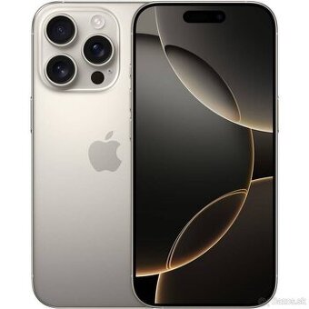 APPLE iPhone 16 Pro 1TB Prírodný titán, TOP stav