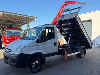 IVECO DAILY TROJSTRANNÝ SKLÁPAČ + HYDRAULICKÁ RUKA do 3,5t