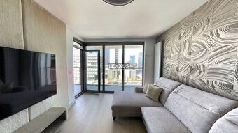 | luxusne zariadený 2-izb byt (ateliér), garáž, Eurovea Towe