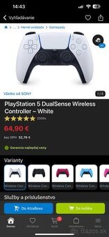 Predám 3x dualsense PS5
