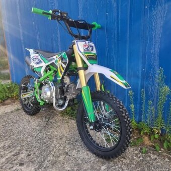 Pitbike 125cc XB27 poloautomat 14/12 e-start  zelená