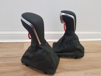 Kožená radiaca páka AUDI A6 A7 - perforovaná / hladká