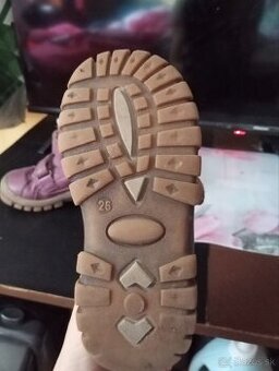 Dievčenské zimné topanocky