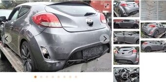 HYUNDAI VELOSTER 1.6 2013 predám DVERE, PREVODOVKA, PIATE DV