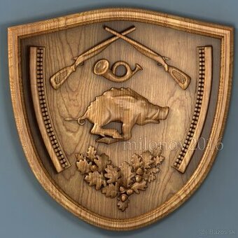 3D Model - Diviak Trofej / Wild Boar Trophy - Formát STL