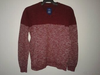 pánsky sveter TOM TAILOR - veľkosť M (ale sedí skôr na S)