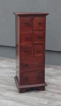 Skrinka teaková 8 šuplíková.