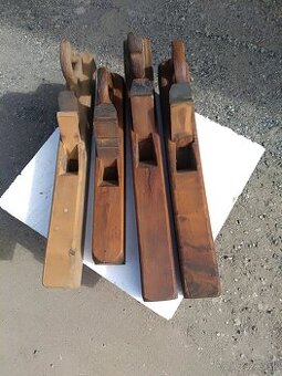 Stare velke drevene hobliky