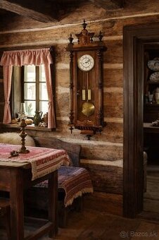 Starožitné 2-závažové hodiny Gustav Becker r1910