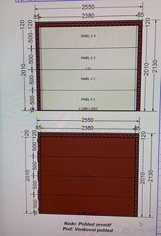 Nová garážová brána