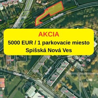AKCIA: parkovacie miesto v Spišskej Novej Vsi - sídl. Tarča