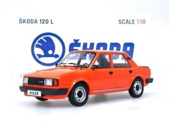 Model Škoda 120L (1983) - Červená 1:18 FOX18