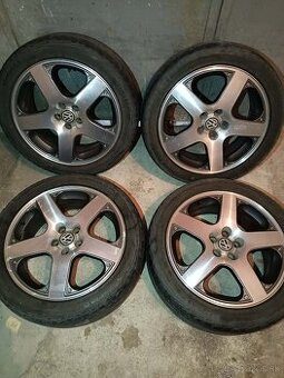 4ks alu disky orig. VW 5x100 R17 Santa Monica