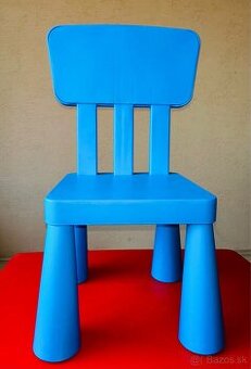 Stolička modrá IKEA