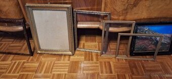 6ks starožitné rámy spolu