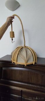 Stropné svietidlo, luster, ratan