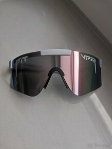 Športové slnečné okuliare Pit Viper (biele - farebné sklo)