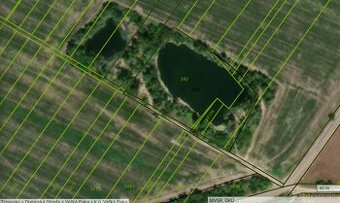 2100m2 rekreačný pozemok Veľká Paka
