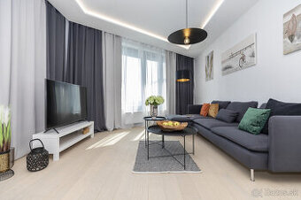 Na prenájom štýlový 3-izbový byt v SKYPARK RESIDENCE s výhľa