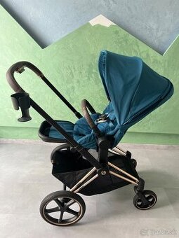 Cybex priam 4.0 moutain blue + príslušenstvo
