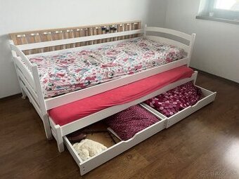 roztahovacia postel pre dve deti