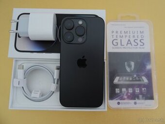 iPhone 14 PRO 128GB BLACK - ZÁRUKA 1 ROK - PERFEKTNY STAV